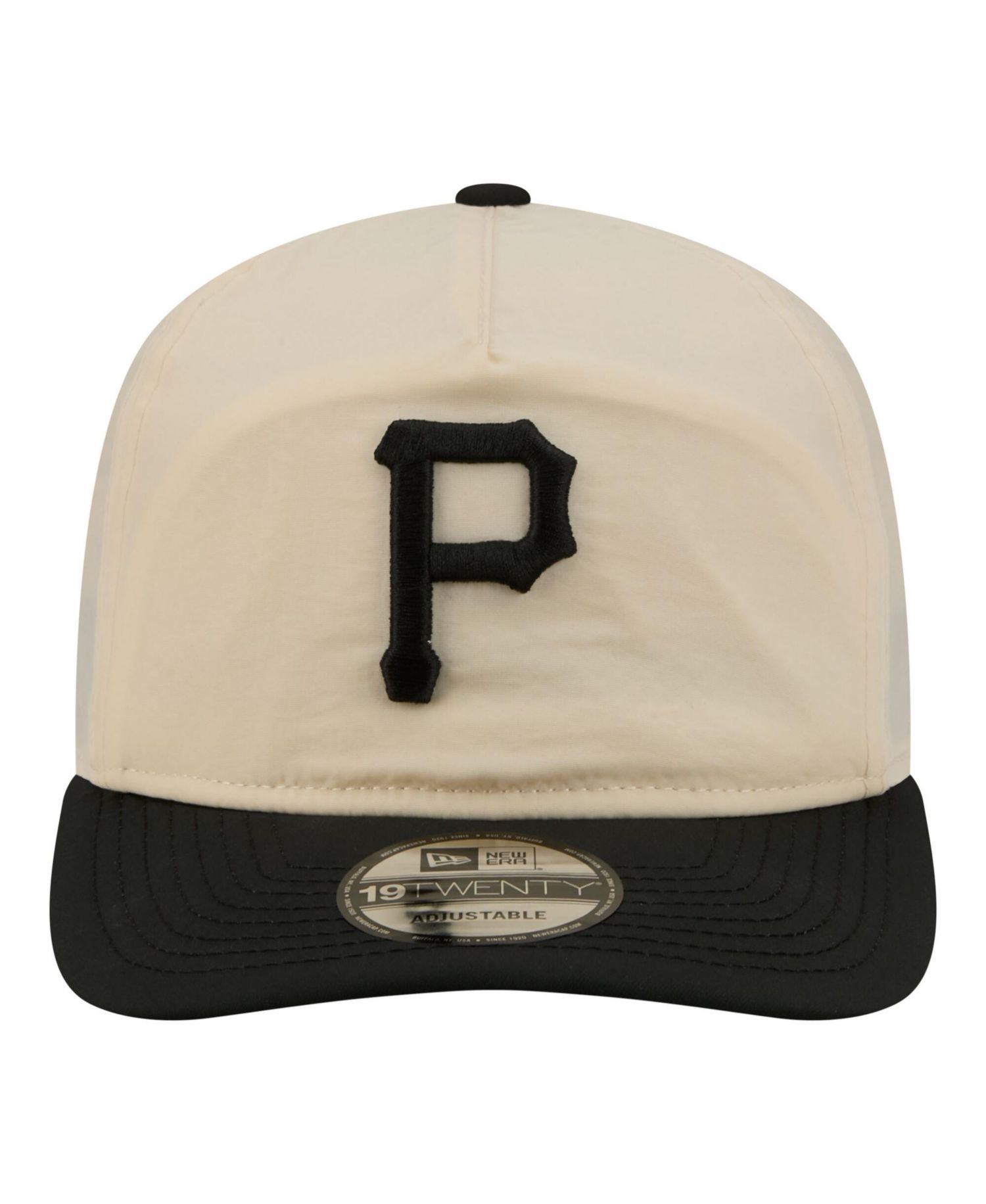 Men's Cream/Black Pittsburgh Pirates Everyday 19TWENTY Adjustable Hat