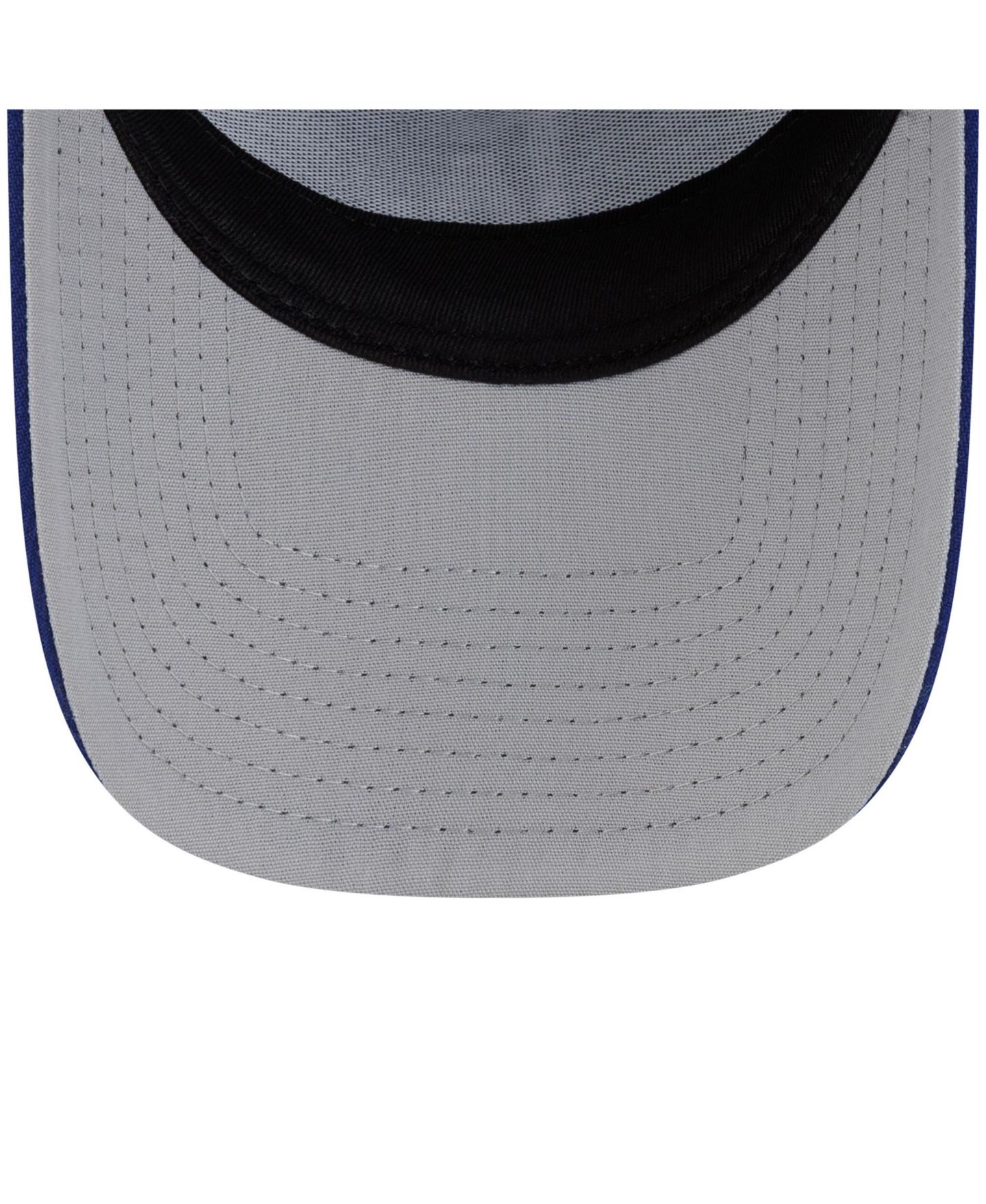 Мужская кепка New Era Royal Los Angeles Dodgers Side Script 9FORTY A-Frame Trucker Adjustable Hat — фото 2