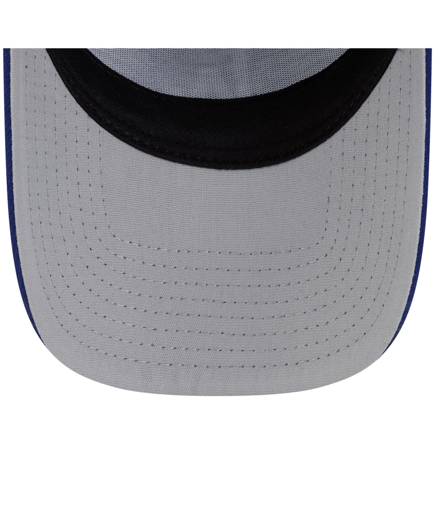 Men's Royal Los Angeles Dodgers Side Script 9FORTY A-Frame Trucker Adjustable Hat