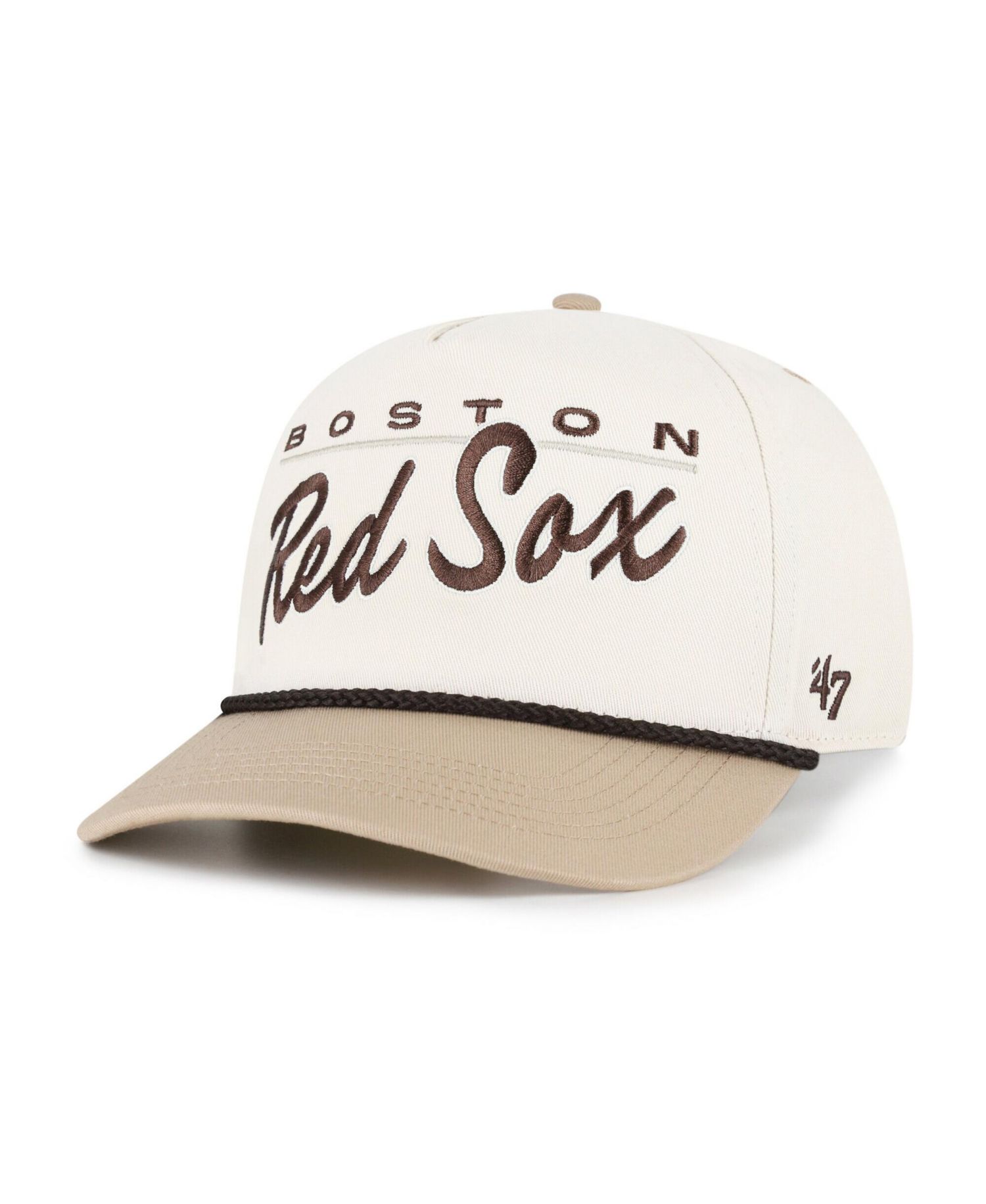 Men's Natural/Tan Boston Red Sox Neutral Terrain Hitch Rope Adjustable Hat