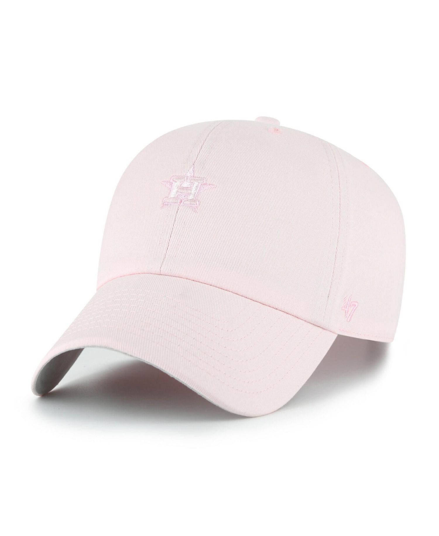 Men's and Women's Light Pink Houston Astros Pastel Clean Up Adjustable Hat