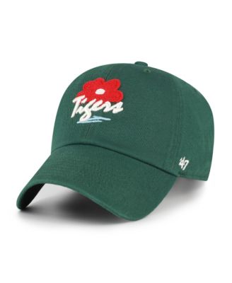 Men's and Women's Green Detroit Tigers Flora Gallery Clean Up Adjustable Hat