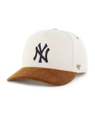 Carhartt X '47 Men's Natural/Brown New York Yankees Undyed Relaxed Hitch Adjustable Hat
