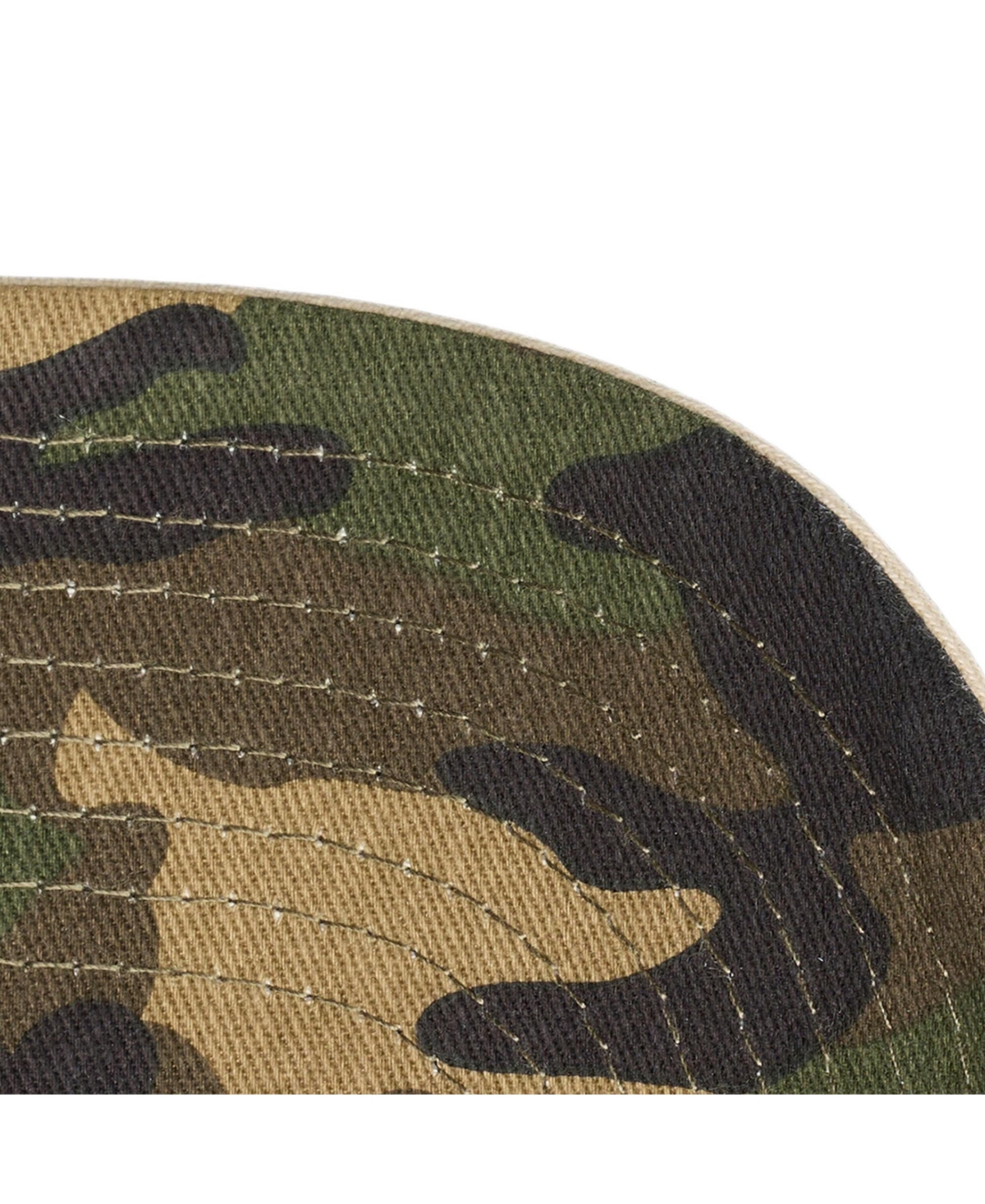 Mitchell & Ness Men's and Women's Cream Cleveland Guardians Camo Logo Pro Crown Snapback Hat