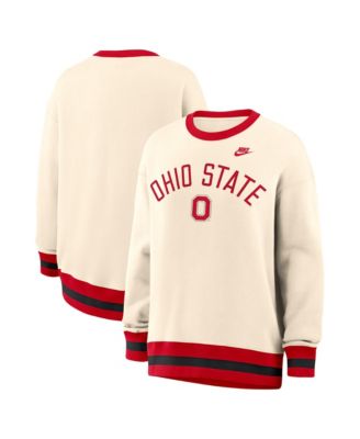 Women's Ohio State Buckeyes Legacy Oversized Graphic Pullover Sweatshirt
