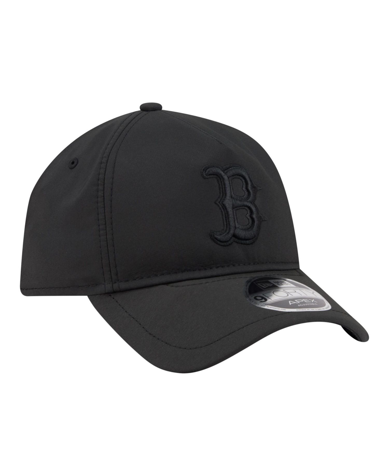 Men's Black Boston Red Sox Injection Apex 9FORTY Adjustable Hat