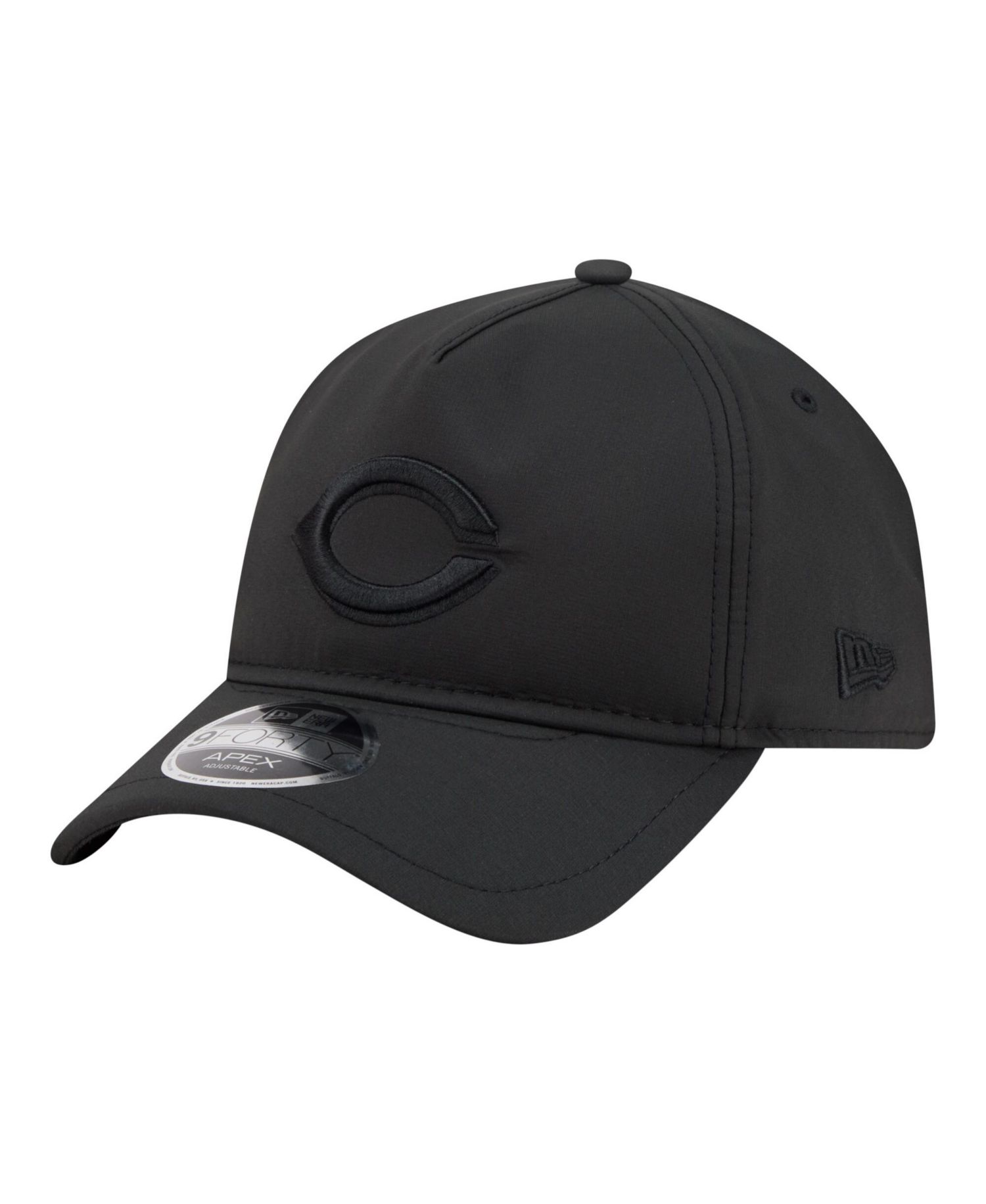 Men's Black Cincinnati Reds Injection Apex 9FORTY Adjustable Hat