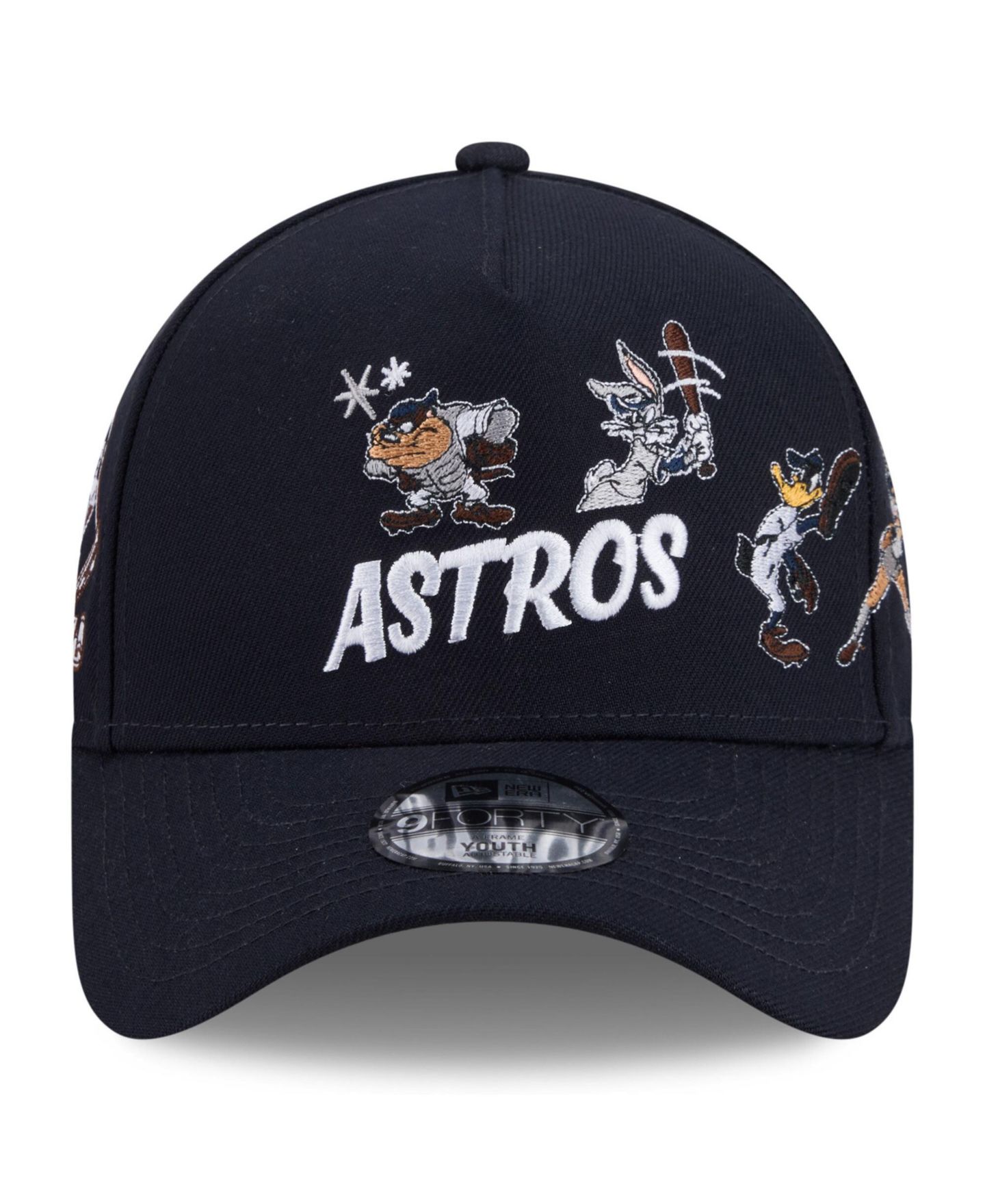 Детская кепка New Era Navy Houston Astros Looney Tunes A-Frame 9FORTY Adjustable Hat — фото 4