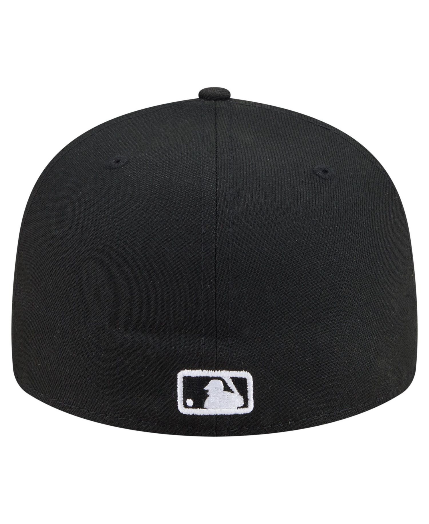 Men's Black San Diego Padres Americana Bald Eagle Pre-Curved 59FIFTY Fitted Hat