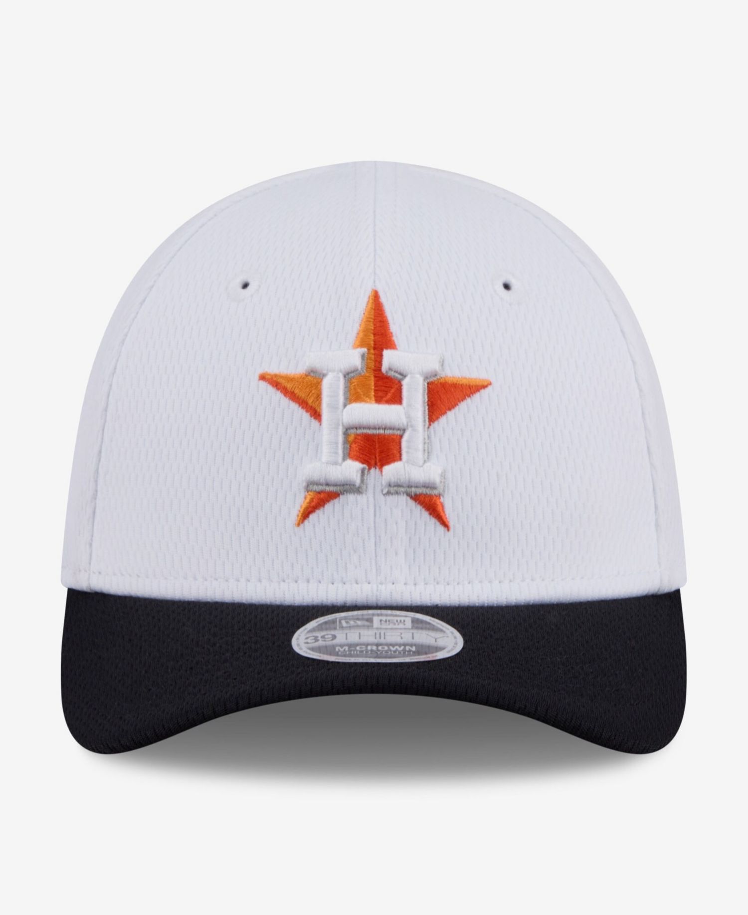 Toddler White Houston Astros Baseball 39THIRTY M-Crown Adjustable Hat