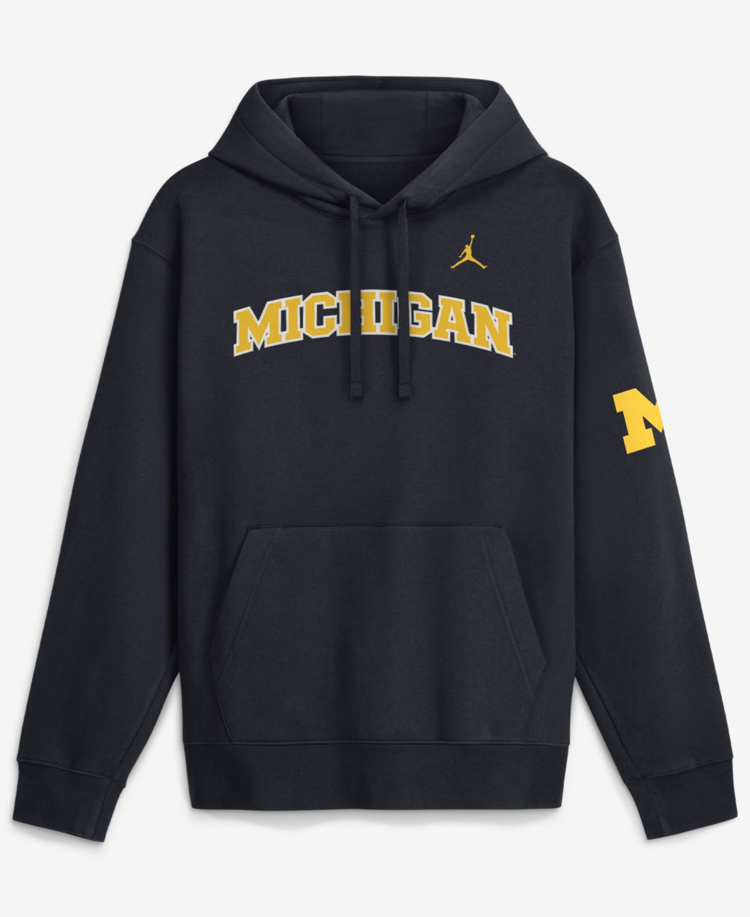 Men's Anthracite Michigan Wolverines 2026 Sideline Club Fleece Hoodie