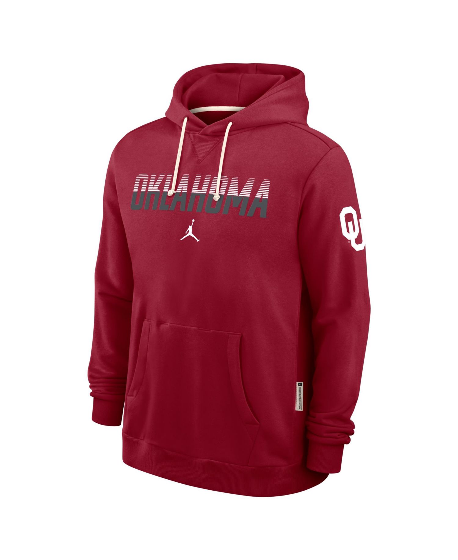 Men's Crimson Oklahoma Sooners 2026 Sideline Standard Issue Dri-FIT Hoodie