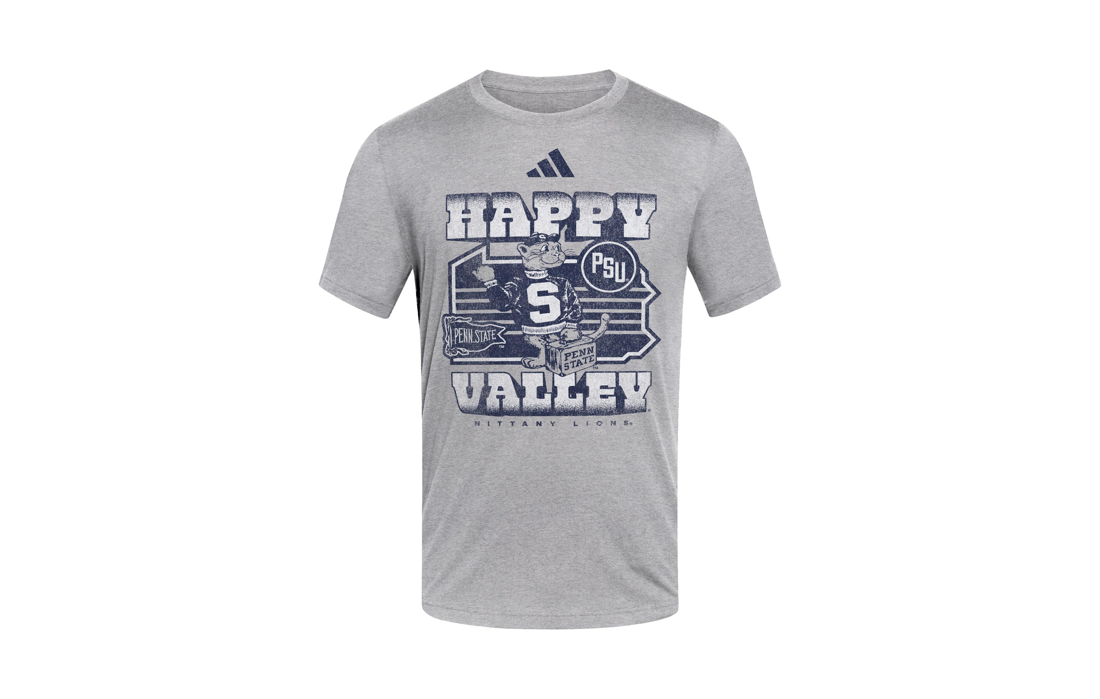 Adidas Men's Gray Penn State Nittany Lions Happy Valley Blend T-Shirt