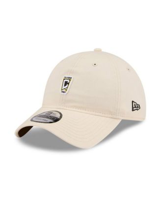 Men's Beige Columbus Crew Micro Team Logo 9TWENTY Adjustable Hat