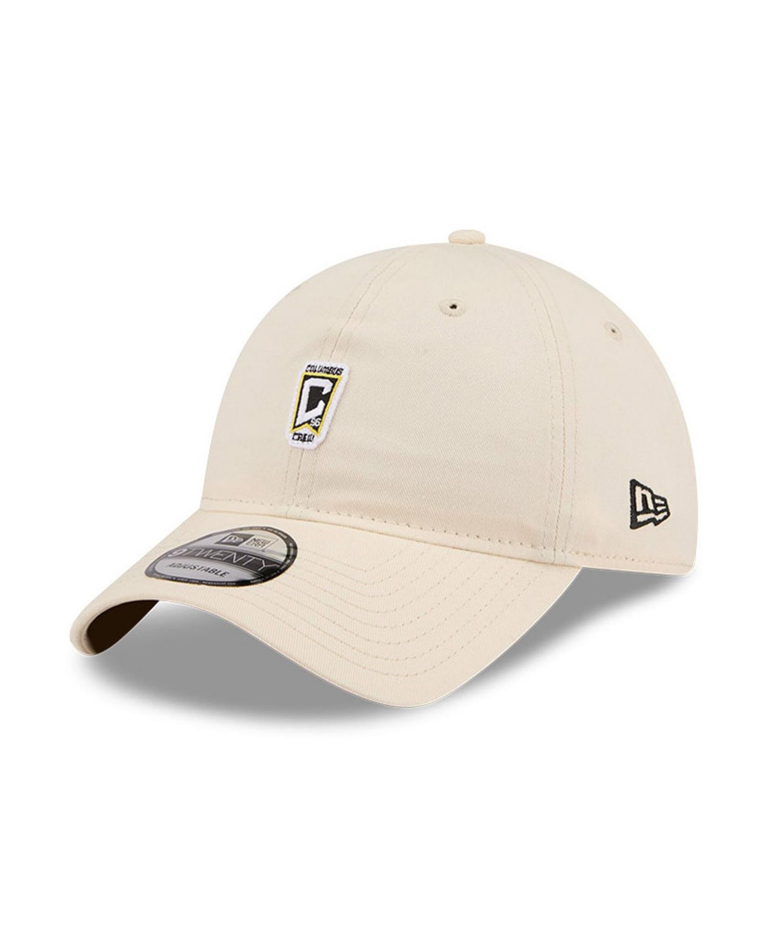 Men's Beige Columbus Crew Micro Team Logo 9TWENTY Adjustable Hat