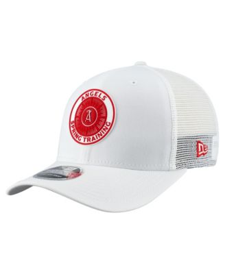 Men's White Los Angeles Angels 2026 Spring Training Fan Pack 9SEVENTY Adjustable Trucker Hat