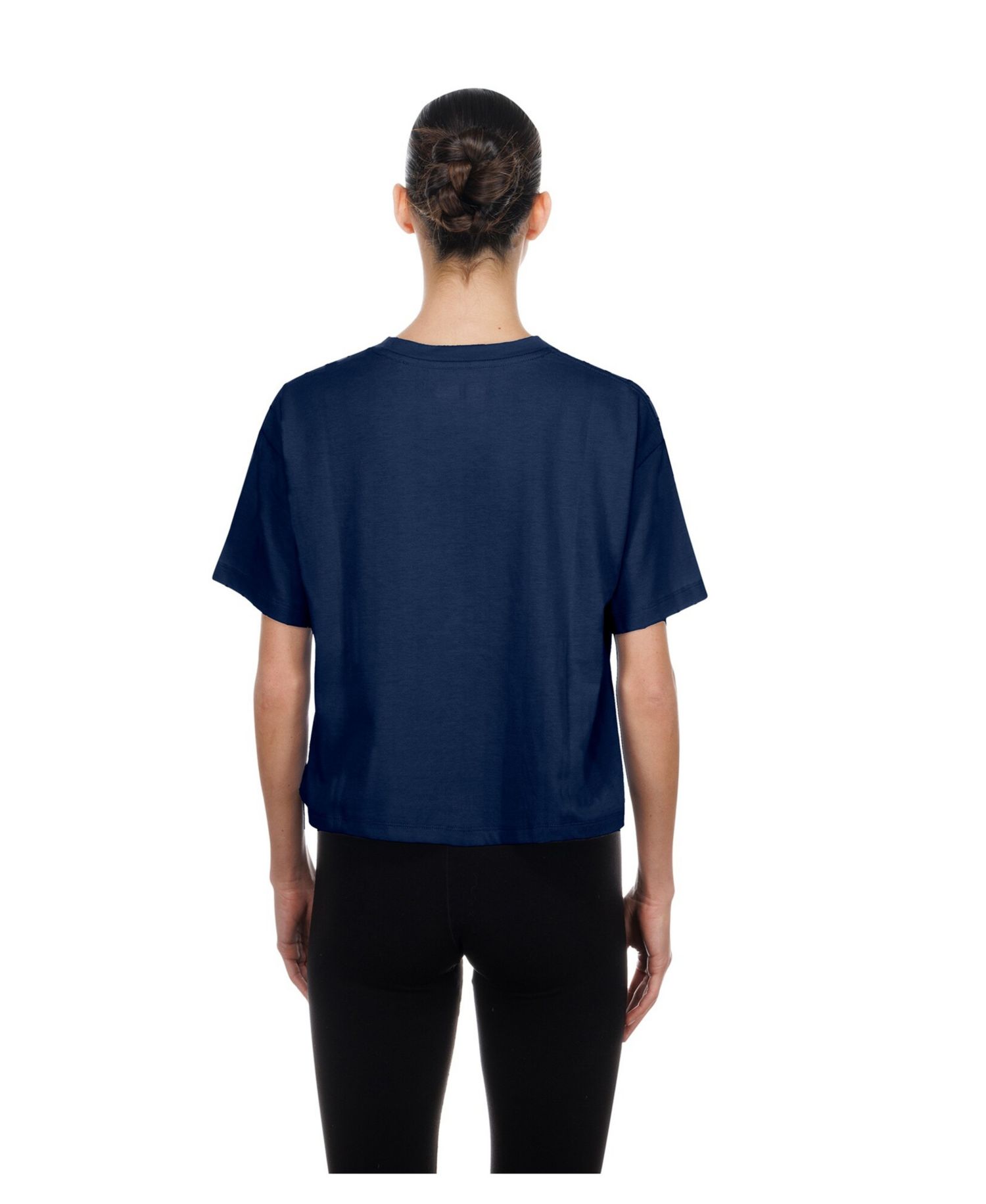 Women's Navy Philadelphia Phillies City Connect Glitter Gel Cropped T-Shirt