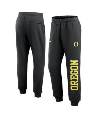 Men's Black Oregon Ducks Primetime Club Fleece Joggers