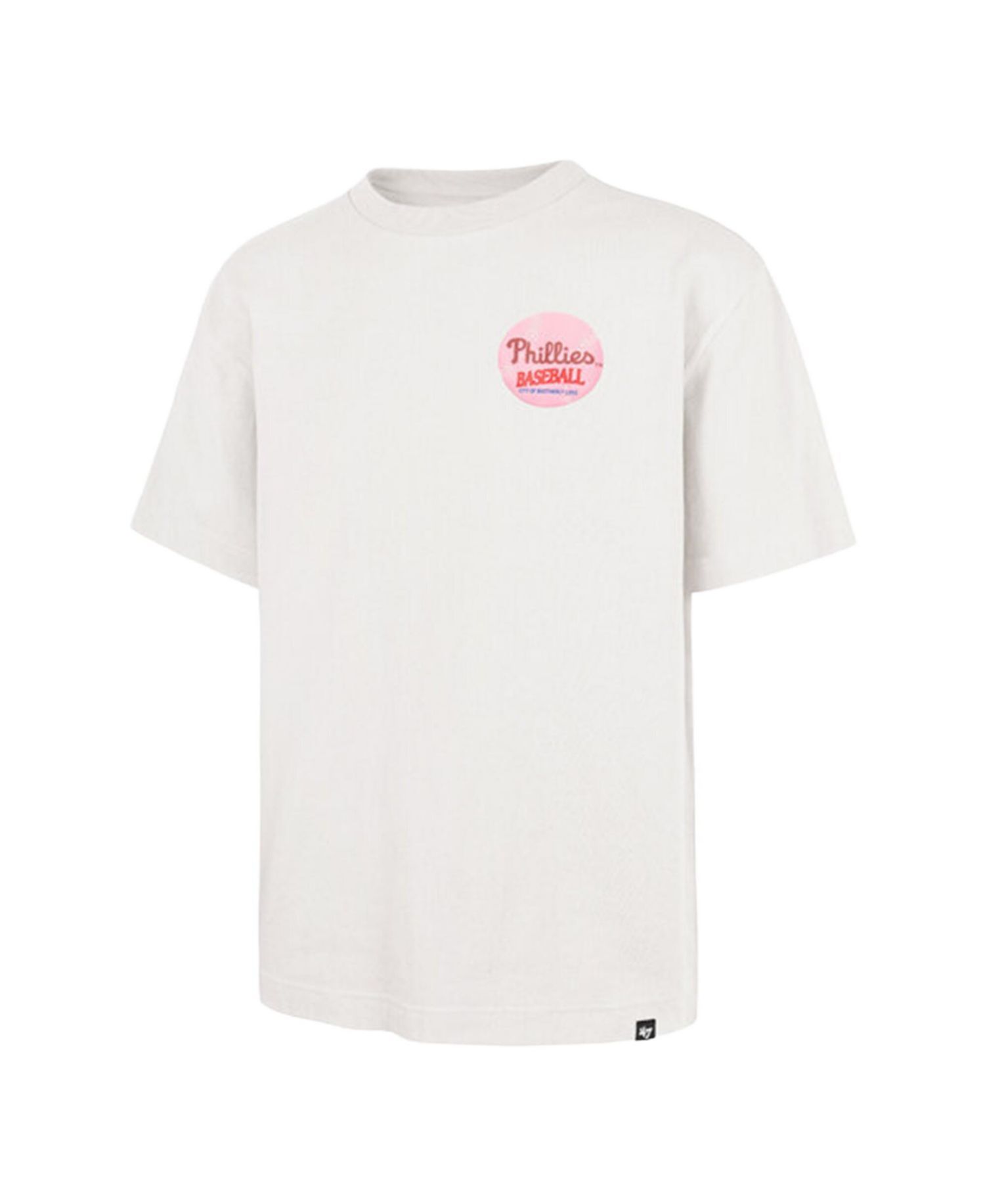 47 Brand Men's and Women's Cream Philadelphia Phillies Turnpike Chuck Foundation T-Shirt