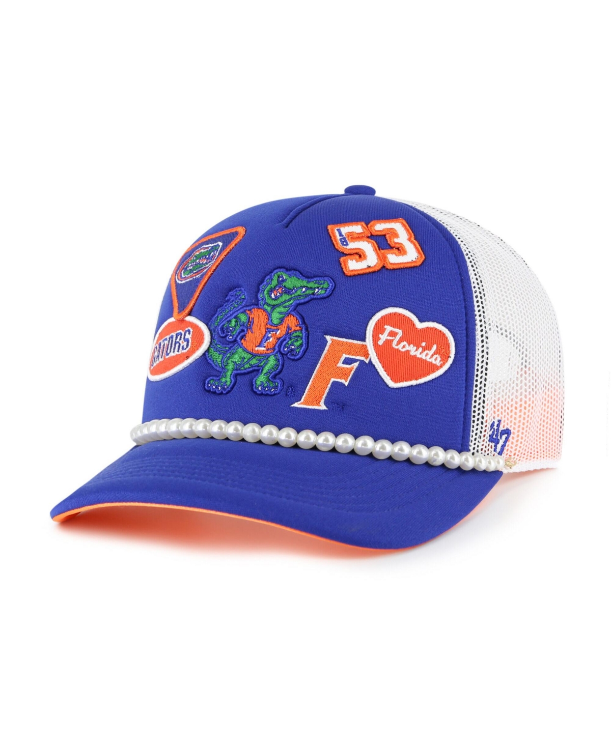 '47 Brand Men's Royal, White Florida Gators Rally On Hitch Adjustable Hat