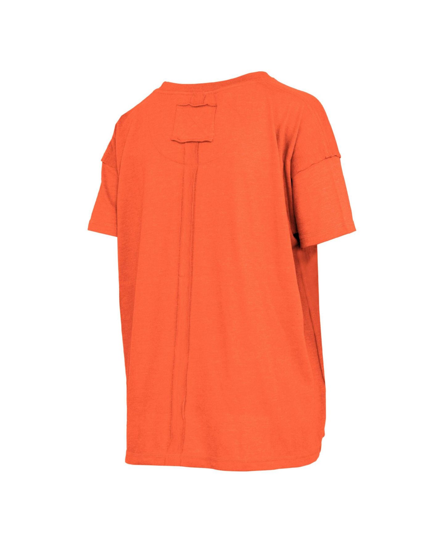 Женская футболка Pressbox Heather Orange Florida Gators Swirl Script Twisted Team Color Stitched Oversized — фото 3