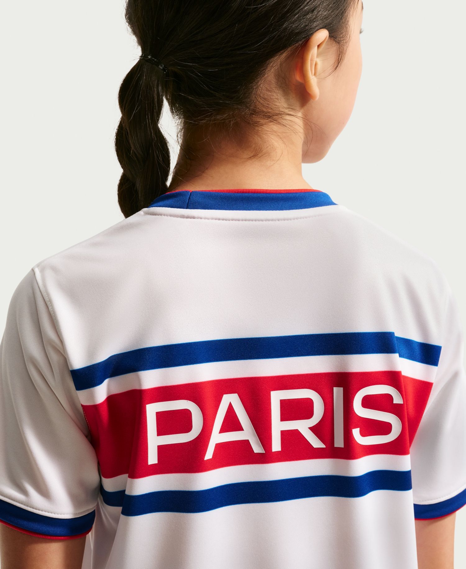 Big Boys and Girls White Paris Saint-Germain 2026/27 Away Pre-Match Jersey