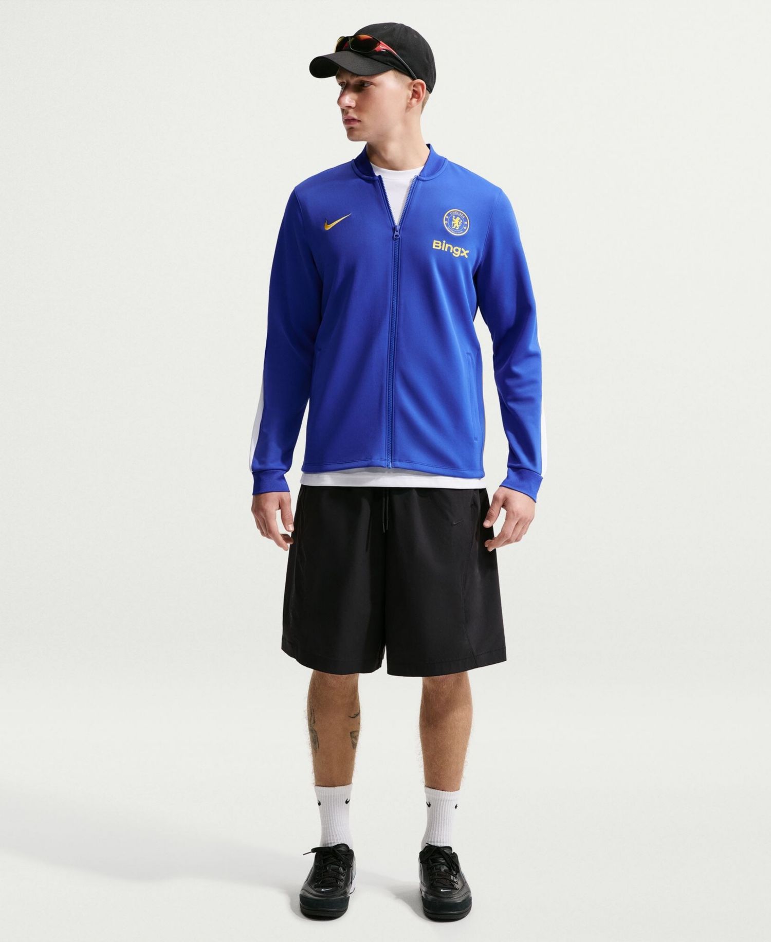 Men's Blue Chelsea Strike Full-Zip Dri-FIT Jacket