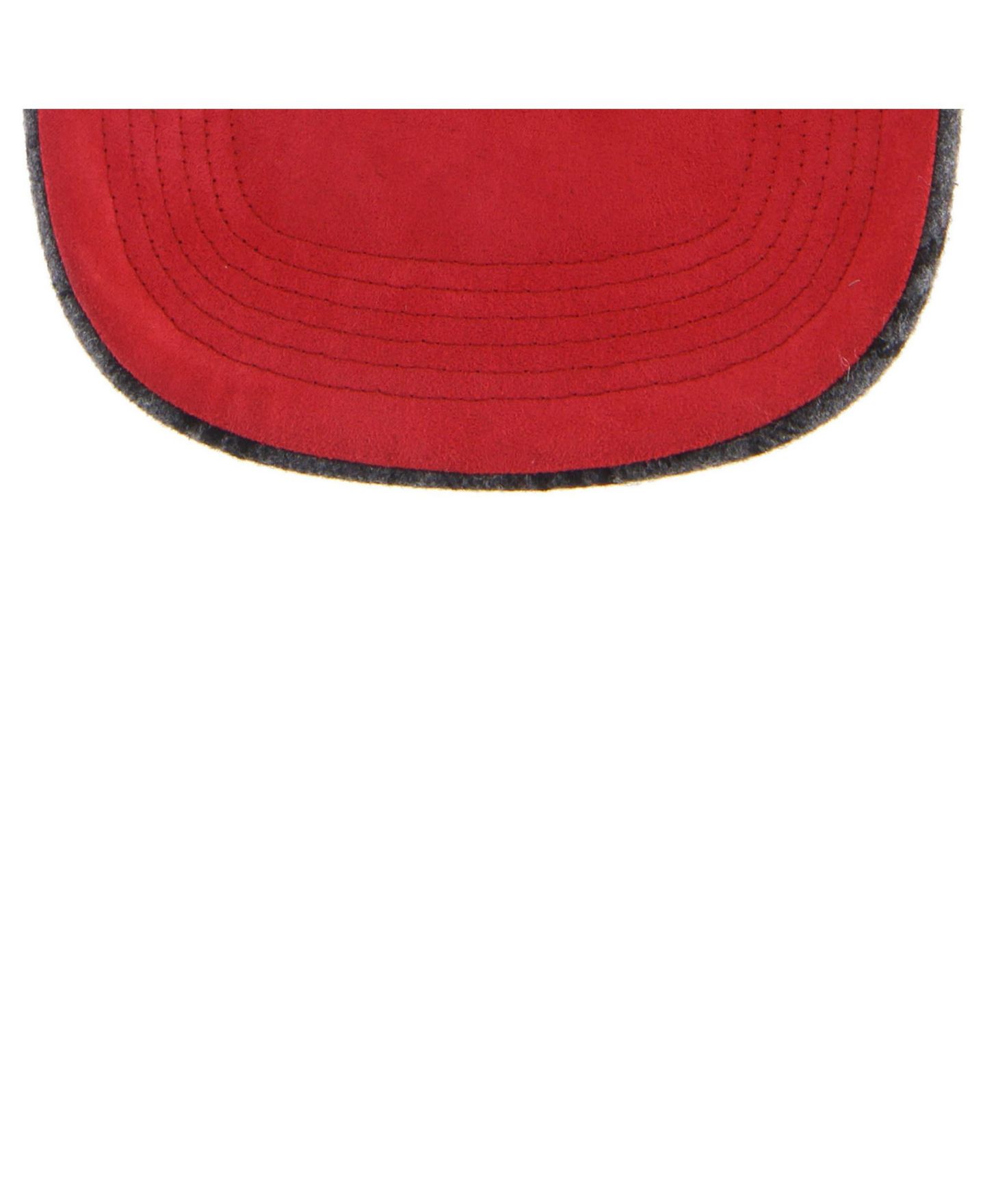 Кепка '47 Brand Red Wisconsin Badgers Windowpane Plaid Collection Hitch Adjustable Hat — фото 2