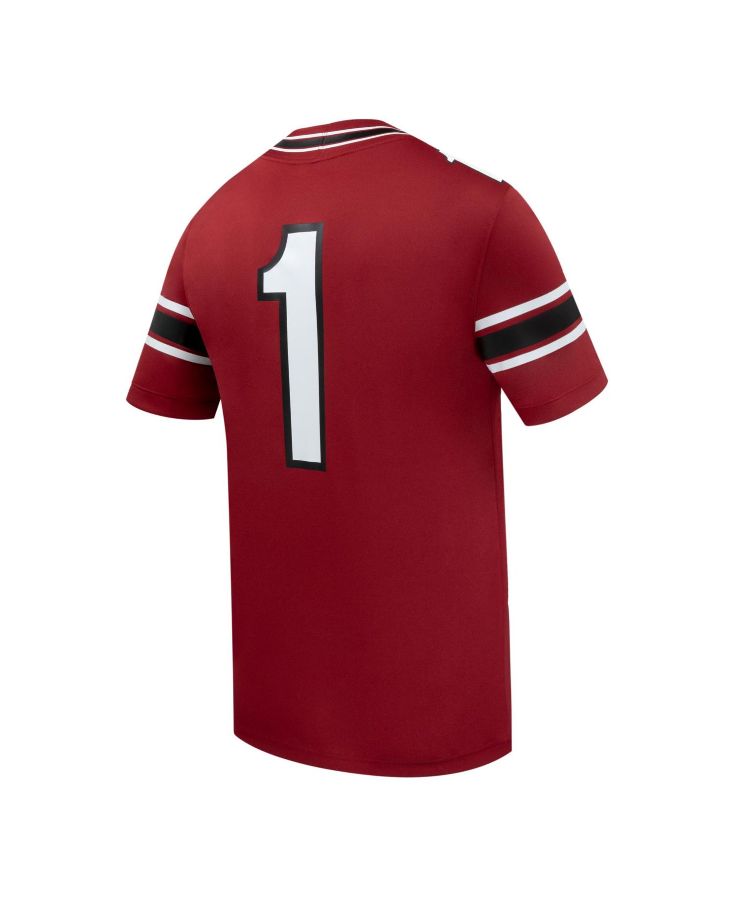 Men's #1 Garnet South Carolina Gamecocks Home Replica Football Jersey