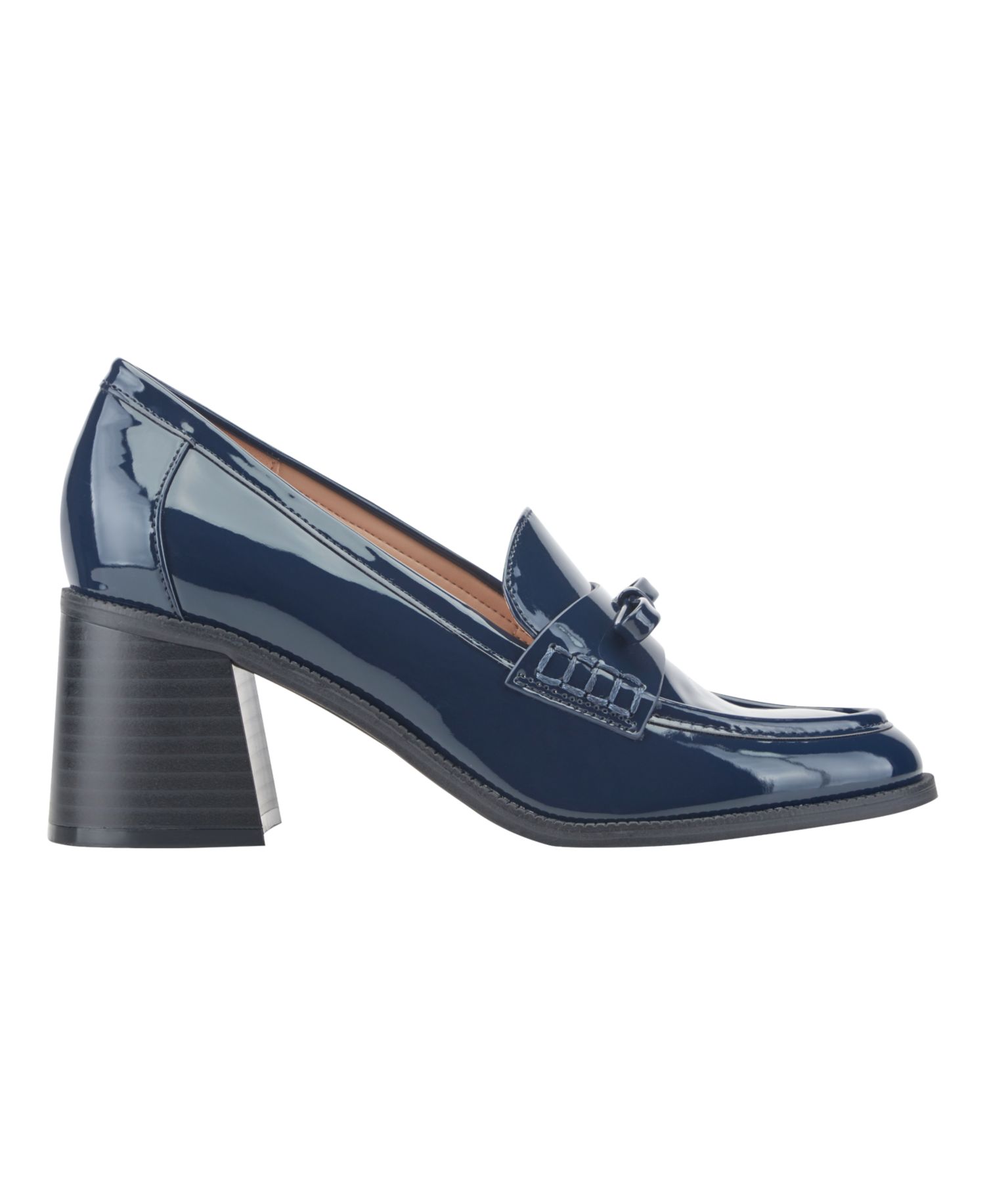 Women's Kaynei Bow Block Heel Loafers