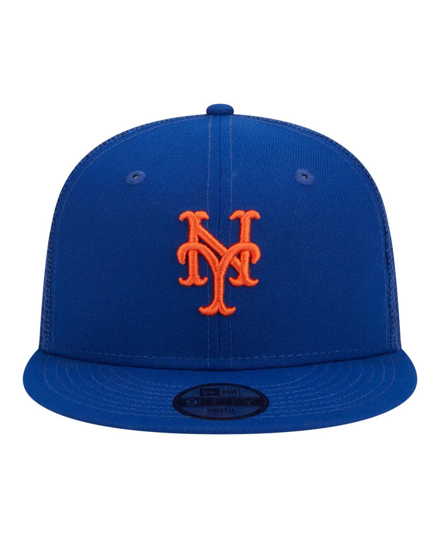 Big Boys and Girls Royal New York Mets 9FIFTY Trucker Snapback Hat