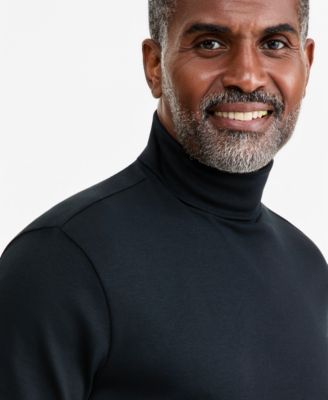 Men's Solid Turtleneck Shirt