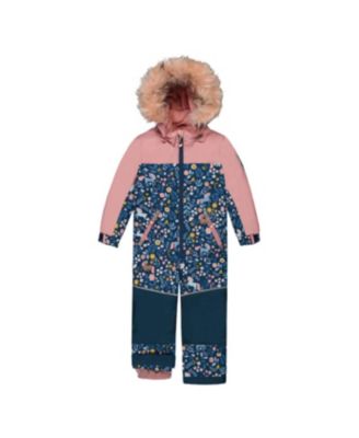 Toddler Girls ( 2T TO 5T ) One Piece Discover Snowsuit -Unicorn Print