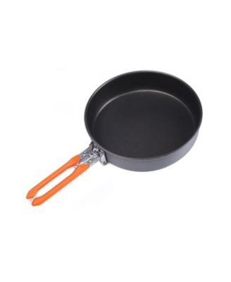 7.6 Inch Nonstick Camping Frying Pan Even Heating Durable Lightweight Portable Cookware