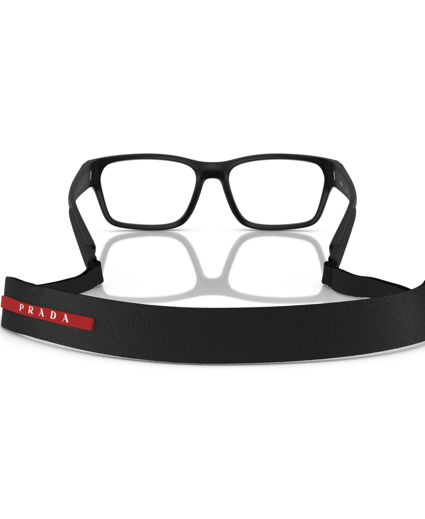 Мужские очки PRADA LINEA ROSSA Eyeglasses, PS 03RV, цвет: Матовый чёрный — фото 5