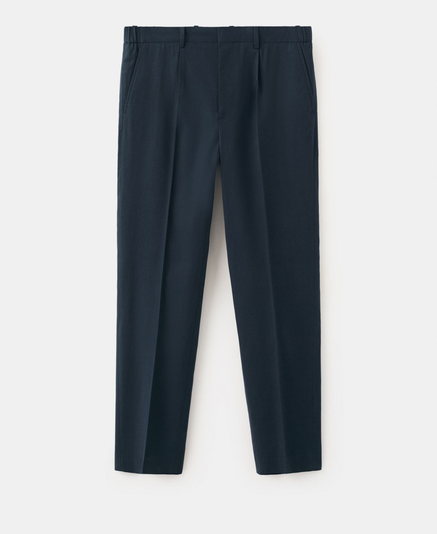 Men's Slim-Fit Linen-Lyocell-Blend Pants