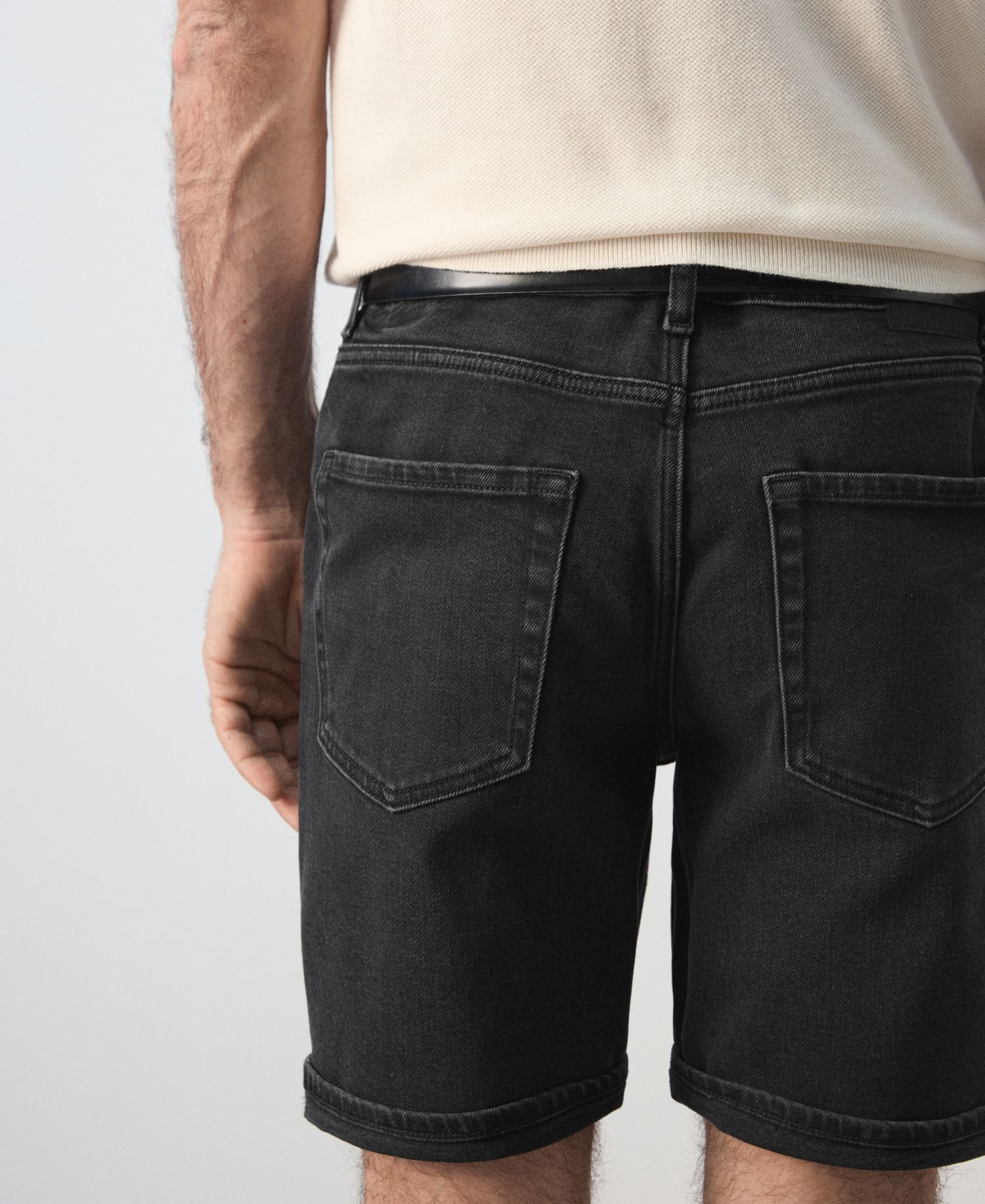 Men's Slim-Fit Cuffed 9.45" Bermuda Shorts