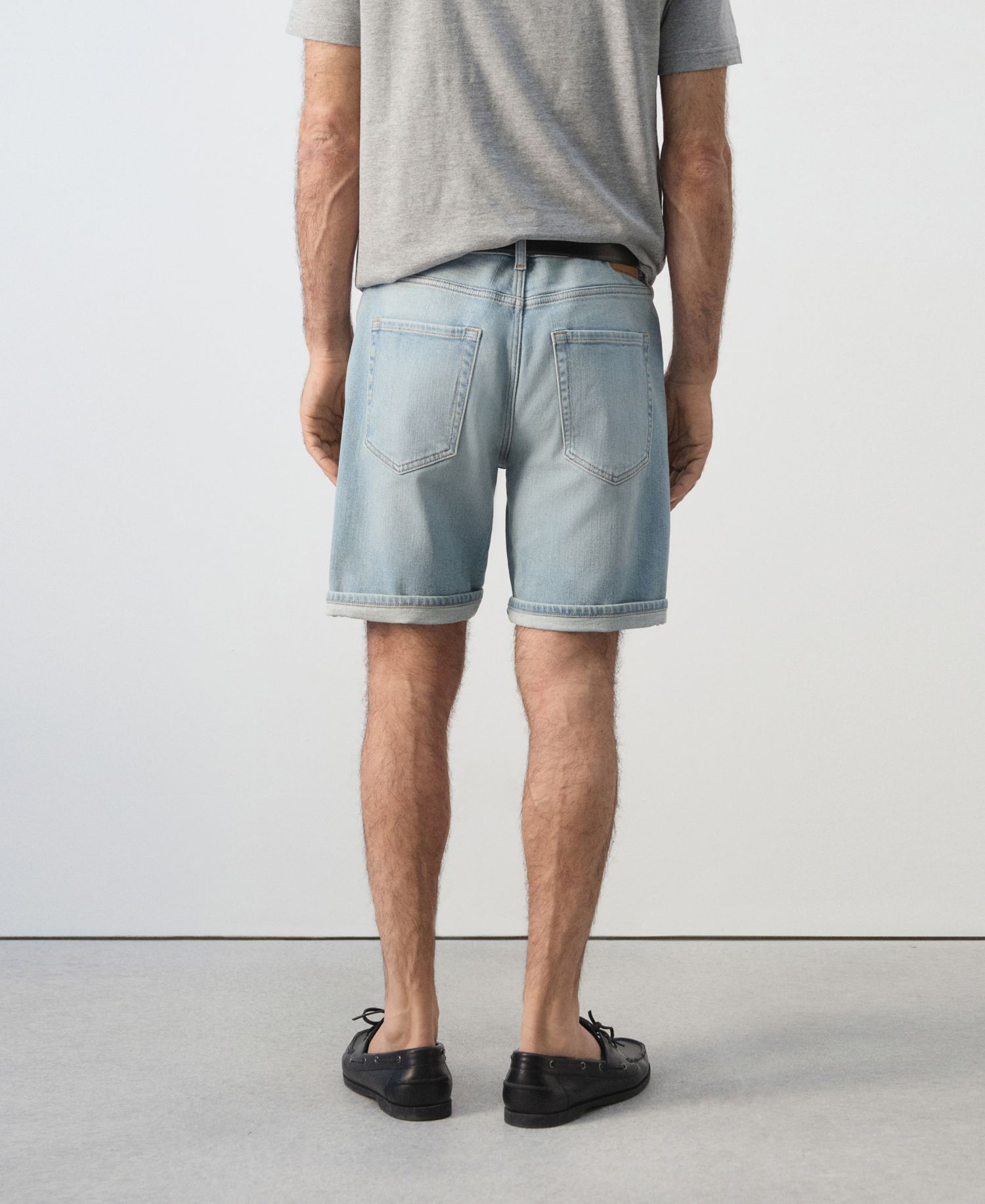 Men's Slim-Fit Denim 9.45" Bermuda Shorts