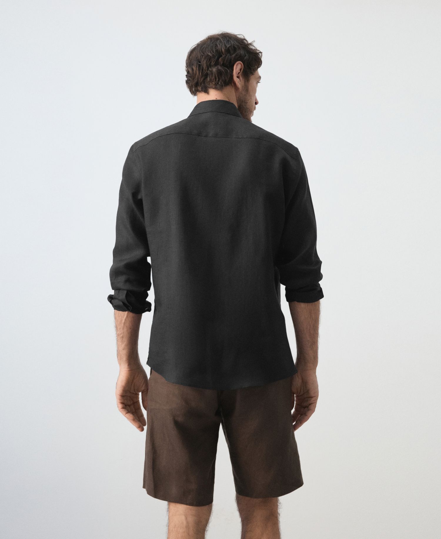Men's Regular-Fit Linen Shirt