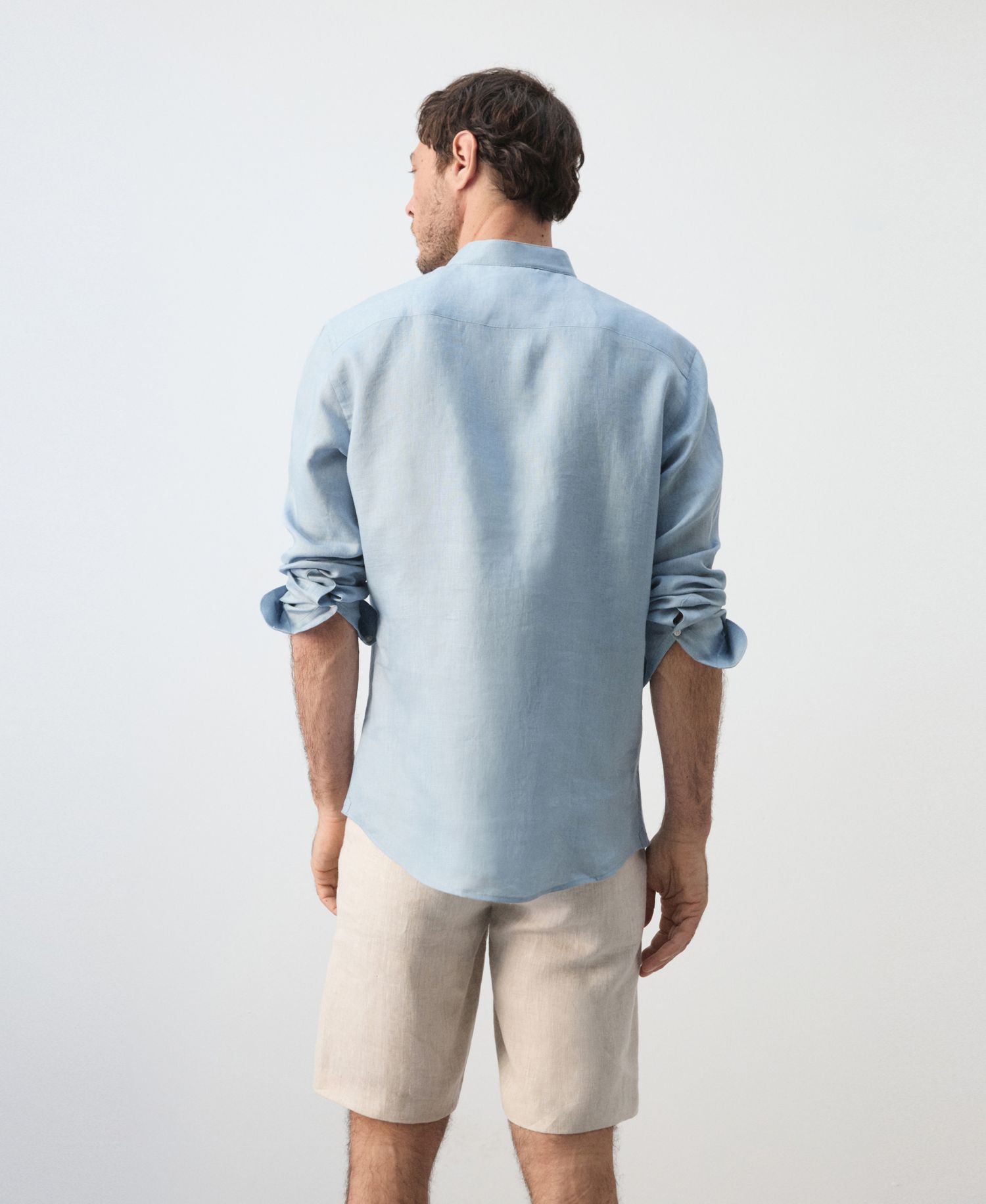 Men's Regular-Fit Linen Shirt