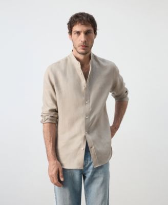 Men's Regular-Fit Linen Shirt