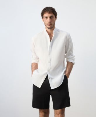 Men's Regular-Fit Linen Shirt