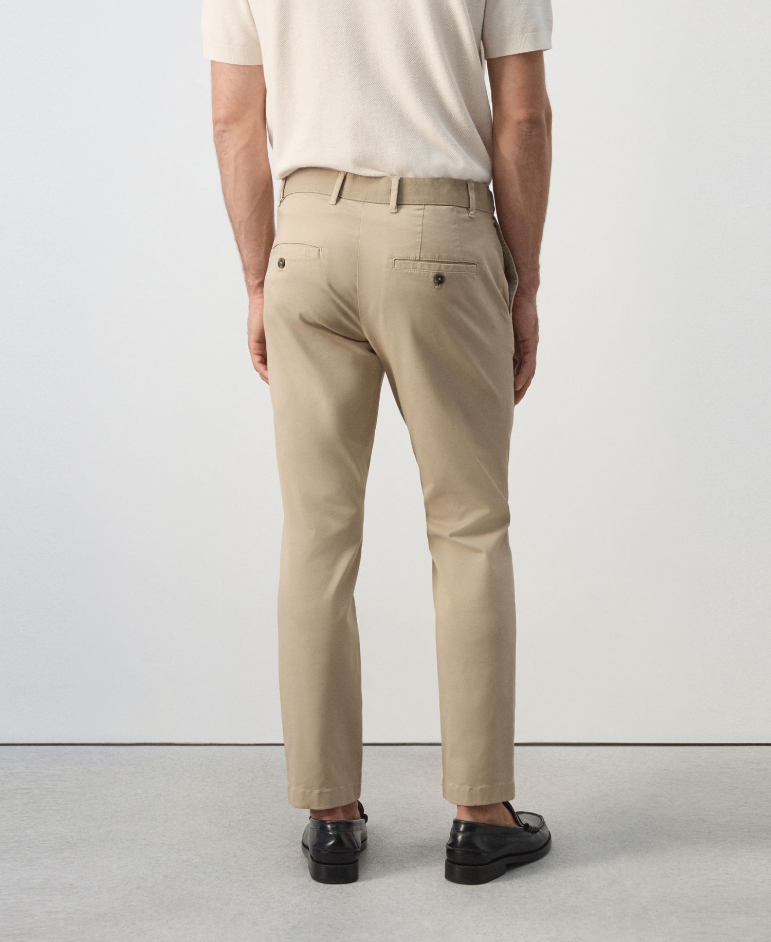 Men's Prato Cropped Tapered Chino Pants