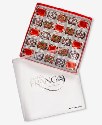 Holiday Decorated Dark Mint Box of Chocolates, 25 Piece