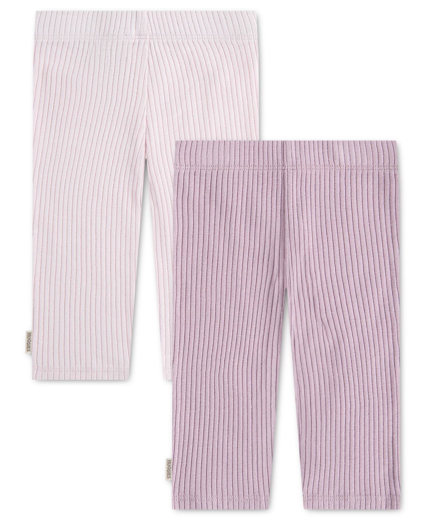 Baby Girls' Babywear Rib-Knit Pants, 2-Pack