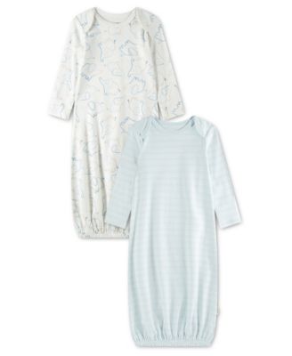Baby Boys' Babywear Long-Sleeve Gowns, 2-Pack 
