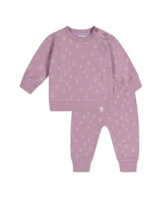 Baby Girls Girl( 3 to 24 M ) Cotton Pants and Top Set Floral Print