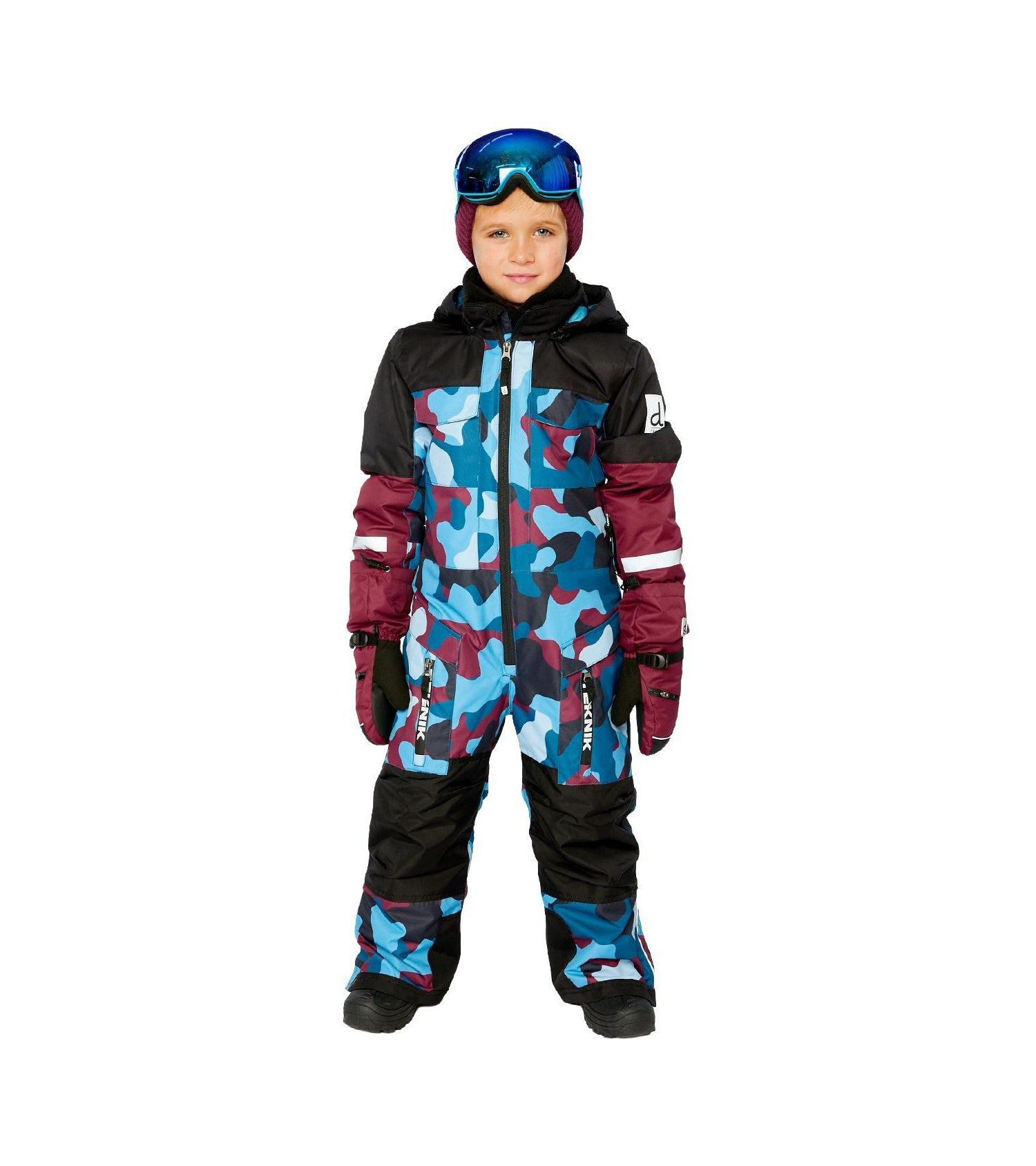 Little and Big Boy ( 6TO 14 ) One Piece Teknik Snowsuit