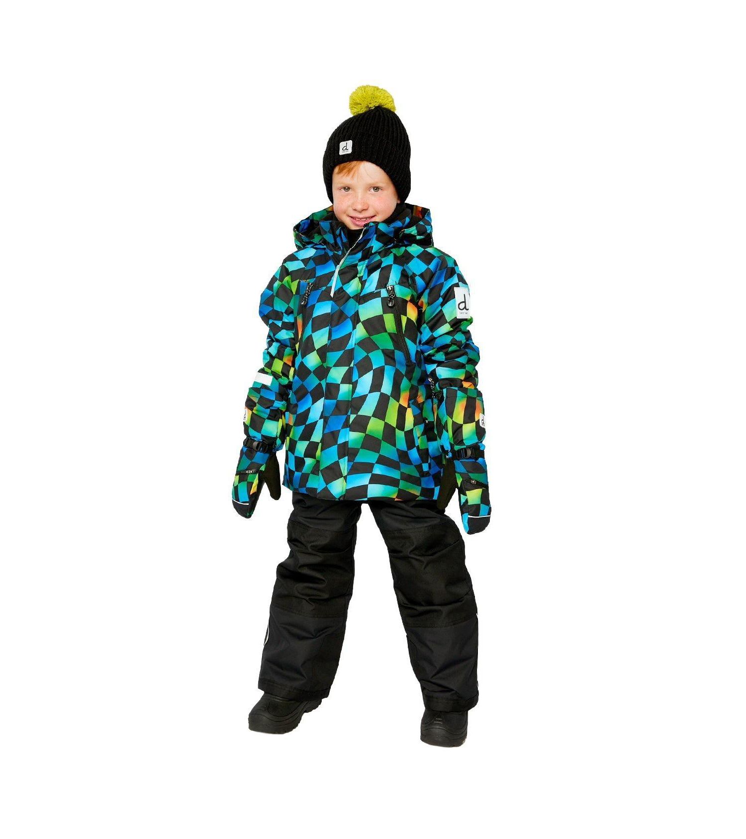 Big Boys (7-14) Two Piece Play Snowsuit and Checkerboard with Pants