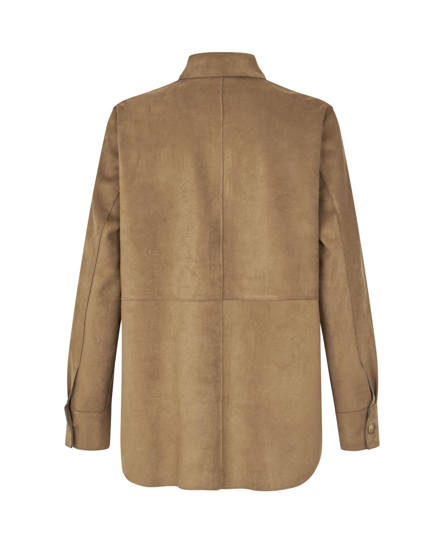 Women's Maivethra Faux-Suede Long-Sleeve Shirt